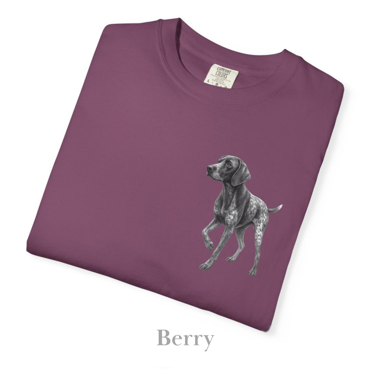 German Pointer, Illustrated Unisex T-Shirt | Exceptional Comfort