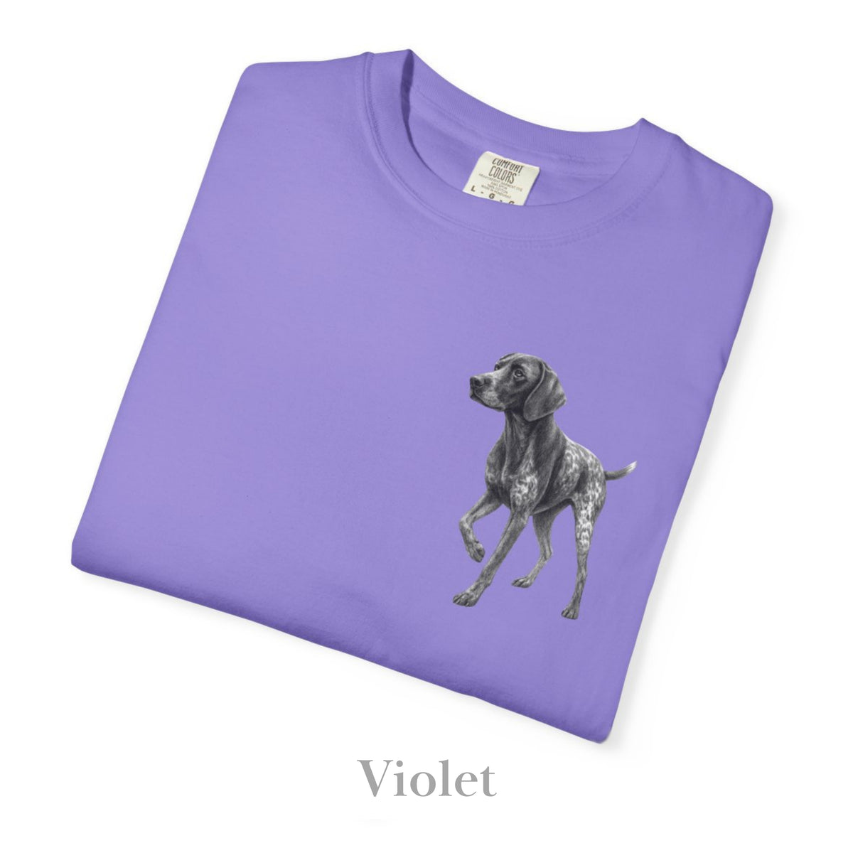 German Pointer, Illustrated Unisex T-Shirt | Exceptional Comfort