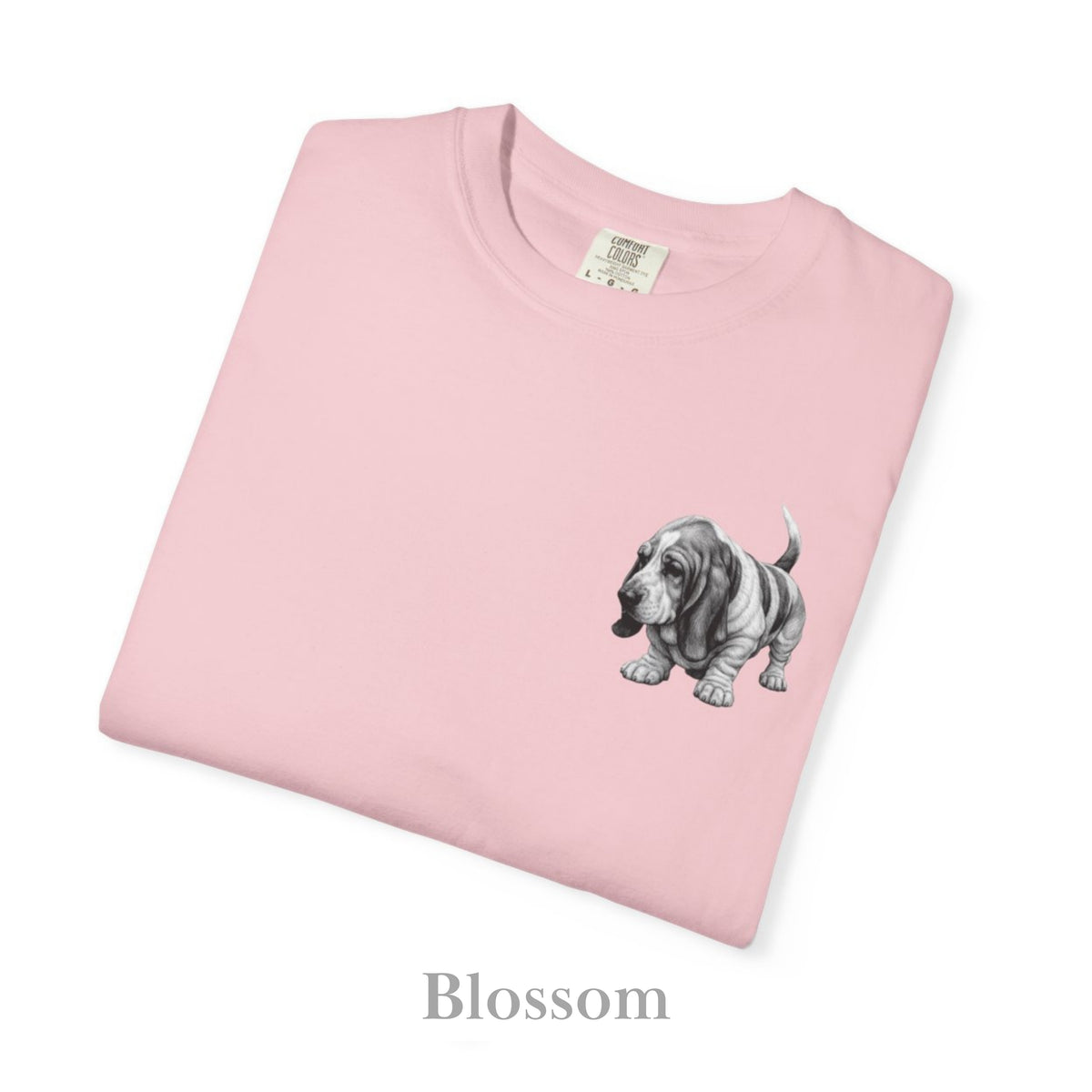 Basset Hound, Illustrated Unisex T-Shirt | Exceptional Comfort