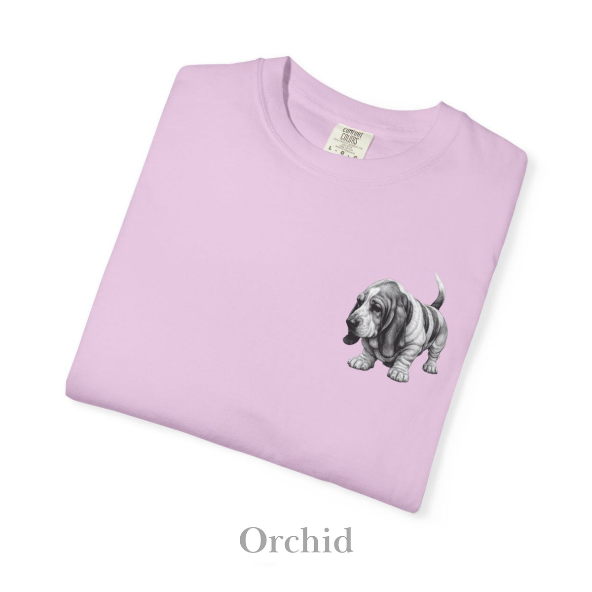 Basset Hound, Illustrated Unisex T-Shirt | Exceptional Comfort