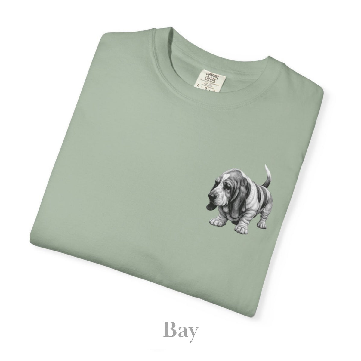 Basset Hound, Illustrated Unisex T-Shirt | Exceptional Comfort