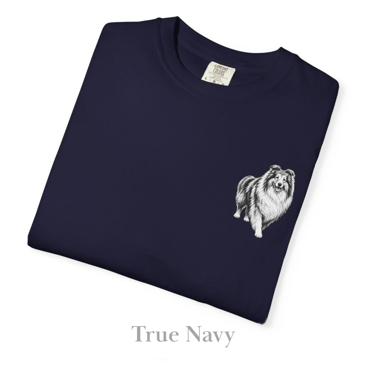 Collie, Illustrated Unisex T-Shirt | Exceptional Comfort