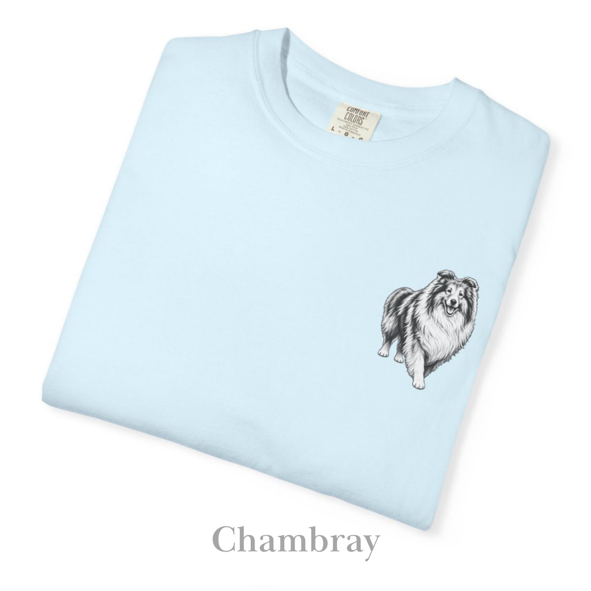 Collie, Illustrated Unisex T-Shirt | Exceptional Comfort