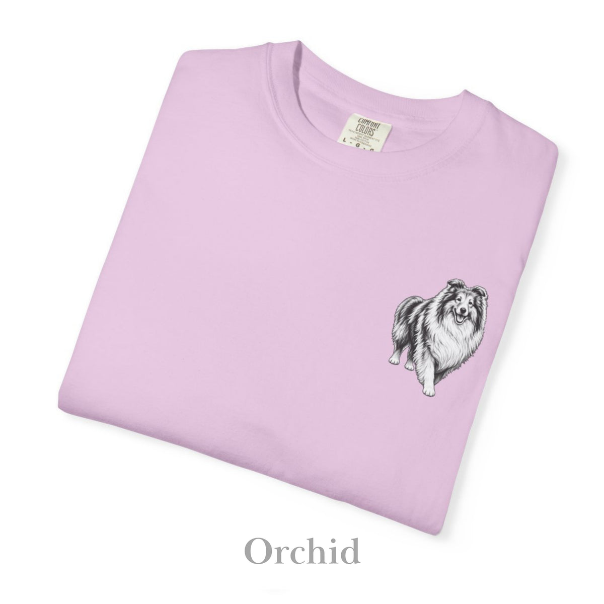 Collie, Illustrated Unisex T-Shirt | Exceptional Comfort
