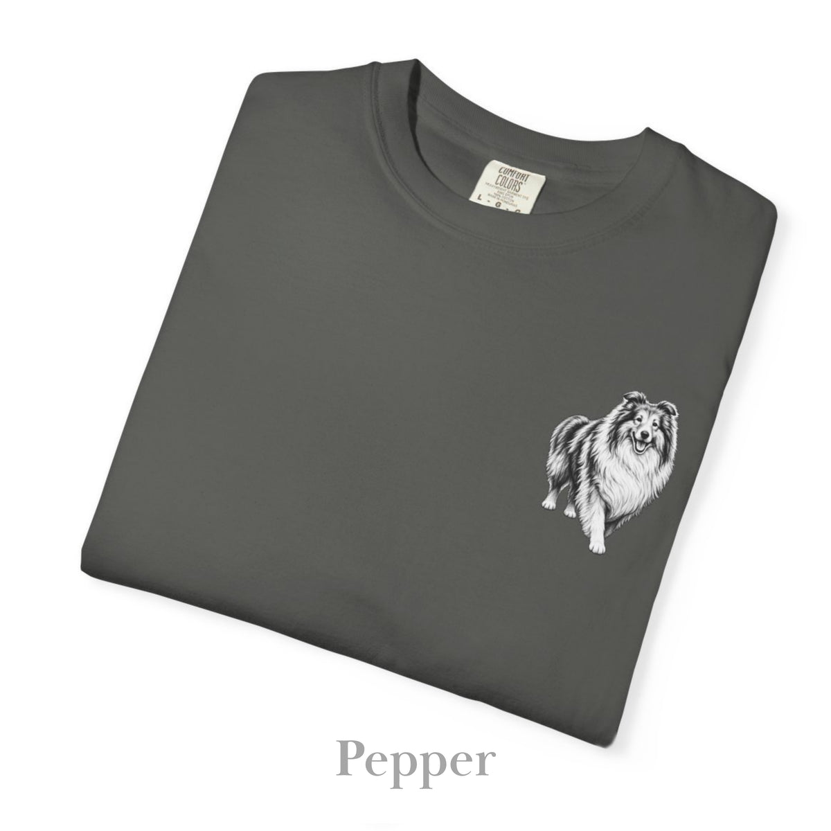 Collie, Illustrated Unisex T-Shirt | Exceptional Comfort