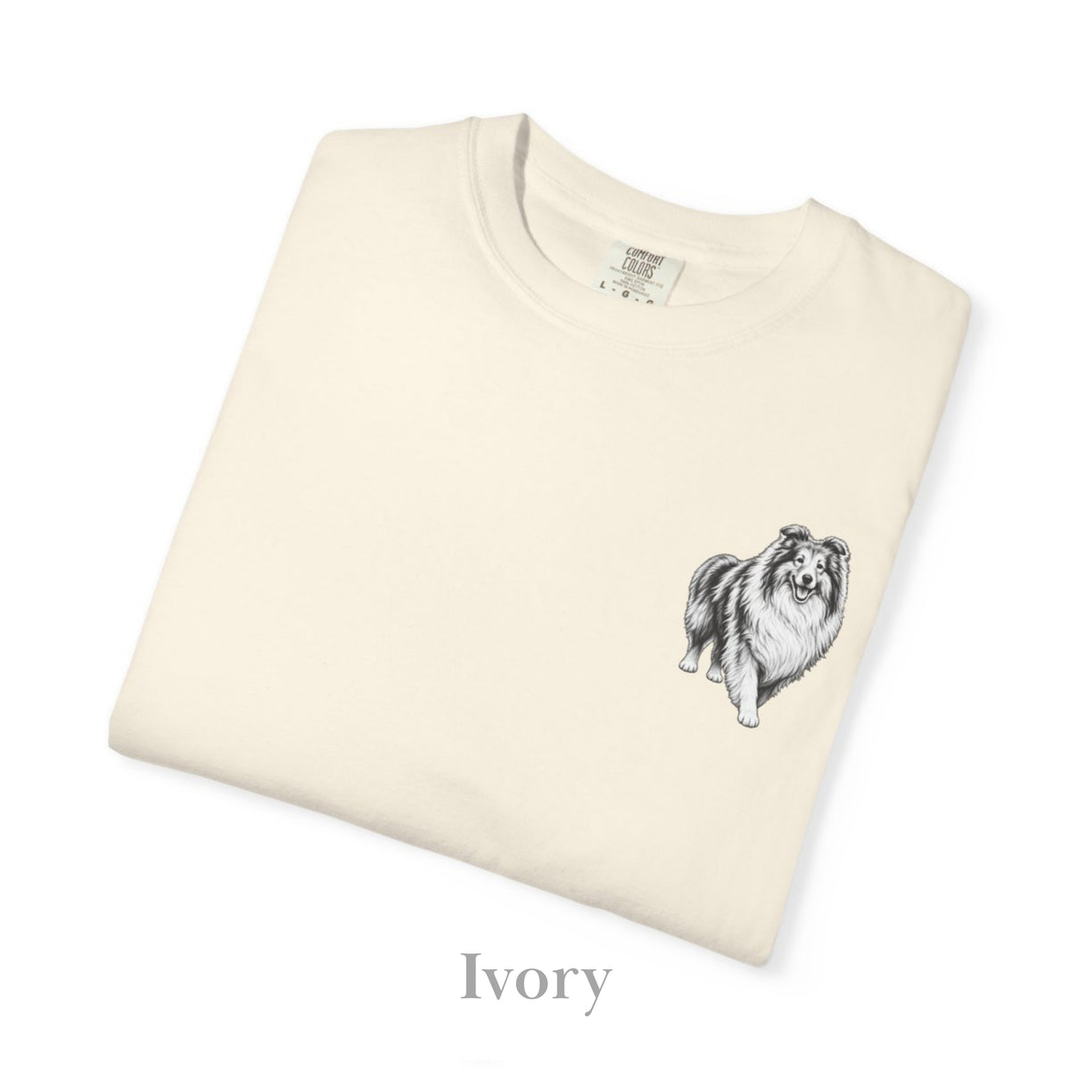 Collie, Illustrated Unisex T-Shirt | Exceptional Comfort