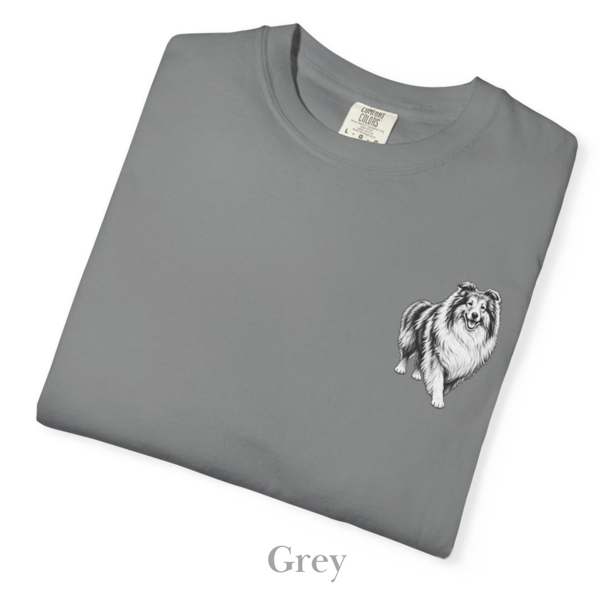 Collie, Illustrated Unisex T-Shirt | Exceptional Comfort