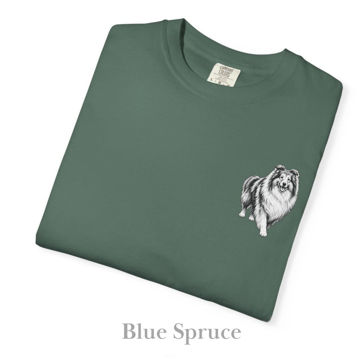 Collie, Illustrated Unisex T-Shirt | Exceptional Comfort