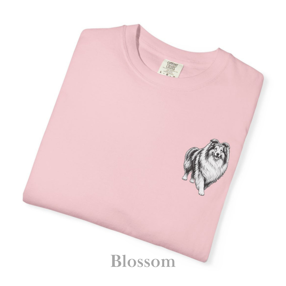 Collie, Illustrated Unisex T-Shirt | Exceptional Comfort
