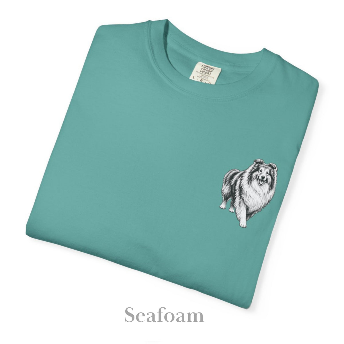 Collie, Illustrated Unisex T-Shirt | Exceptional Comfort