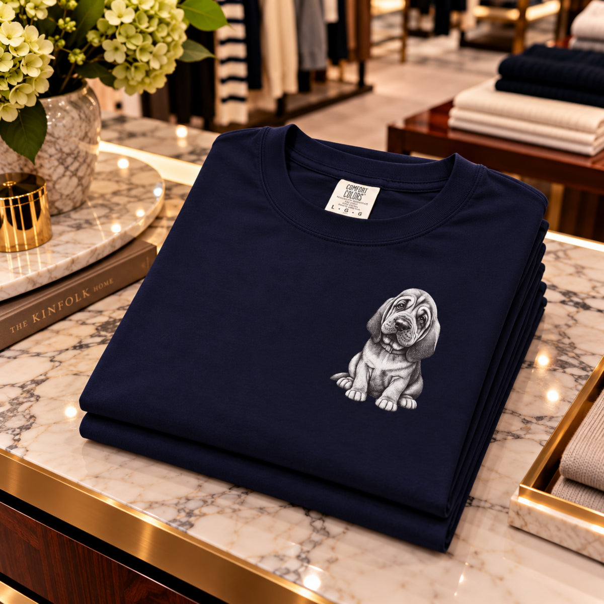 Bloodhound, Illustrated Unisex T-Shirt | Exceptional Comfort