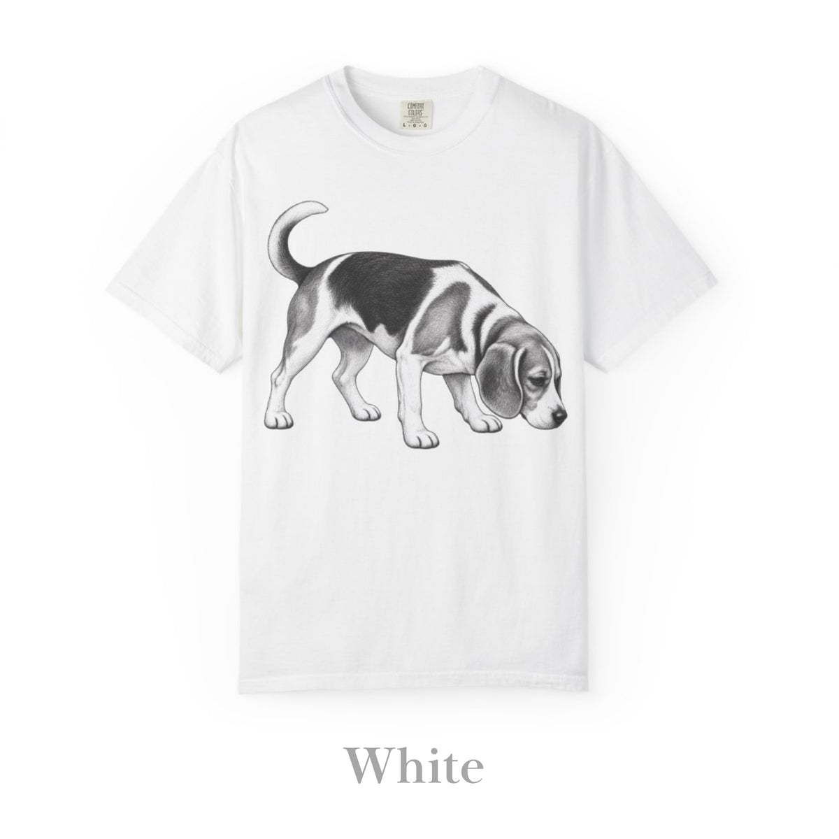 Beagle, Illustrated Unisex T-Shirt | Exceptional Comfort
