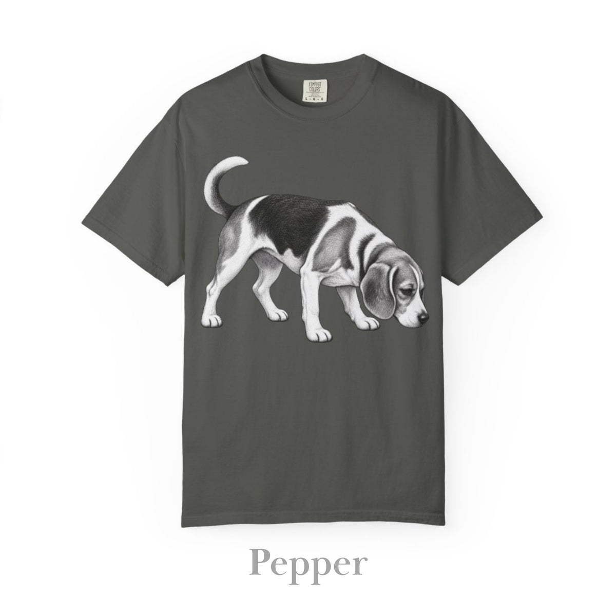 Beagle, Illustrated Unisex T-Shirt | Exceptional Comfort