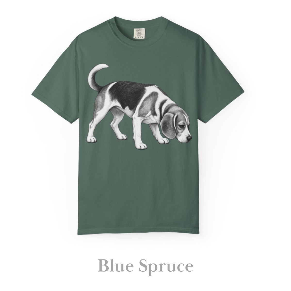 Beagle, Illustrated Unisex T-Shirt | Exceptional Comfort