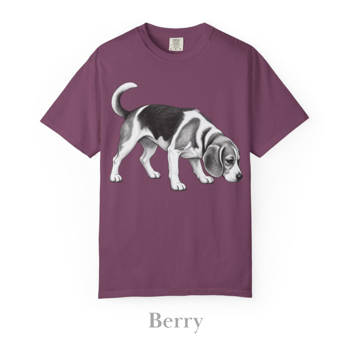 Beagle, Illustrated Unisex T-Shirt | Exceptional Comfort