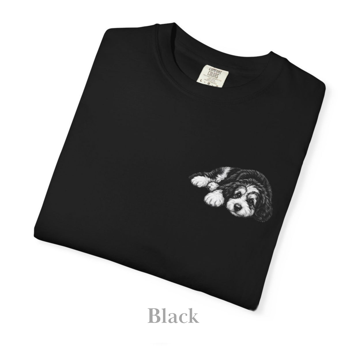 Bernedoodle, Illustrated Unisex T-Shirt | Exceptional Comfort