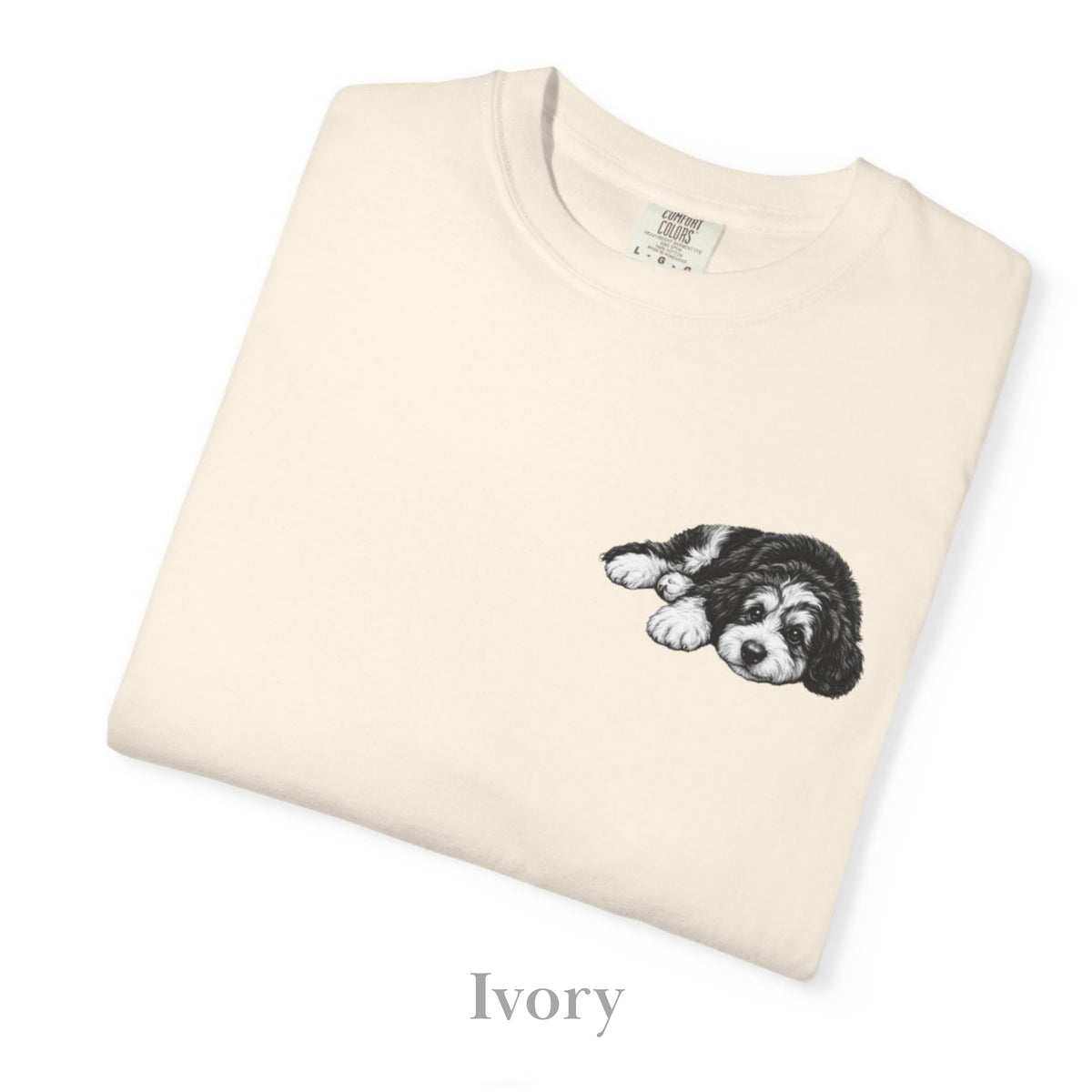 Bernedoodle, Illustrated Unisex T-Shirt | Exceptional Comfort