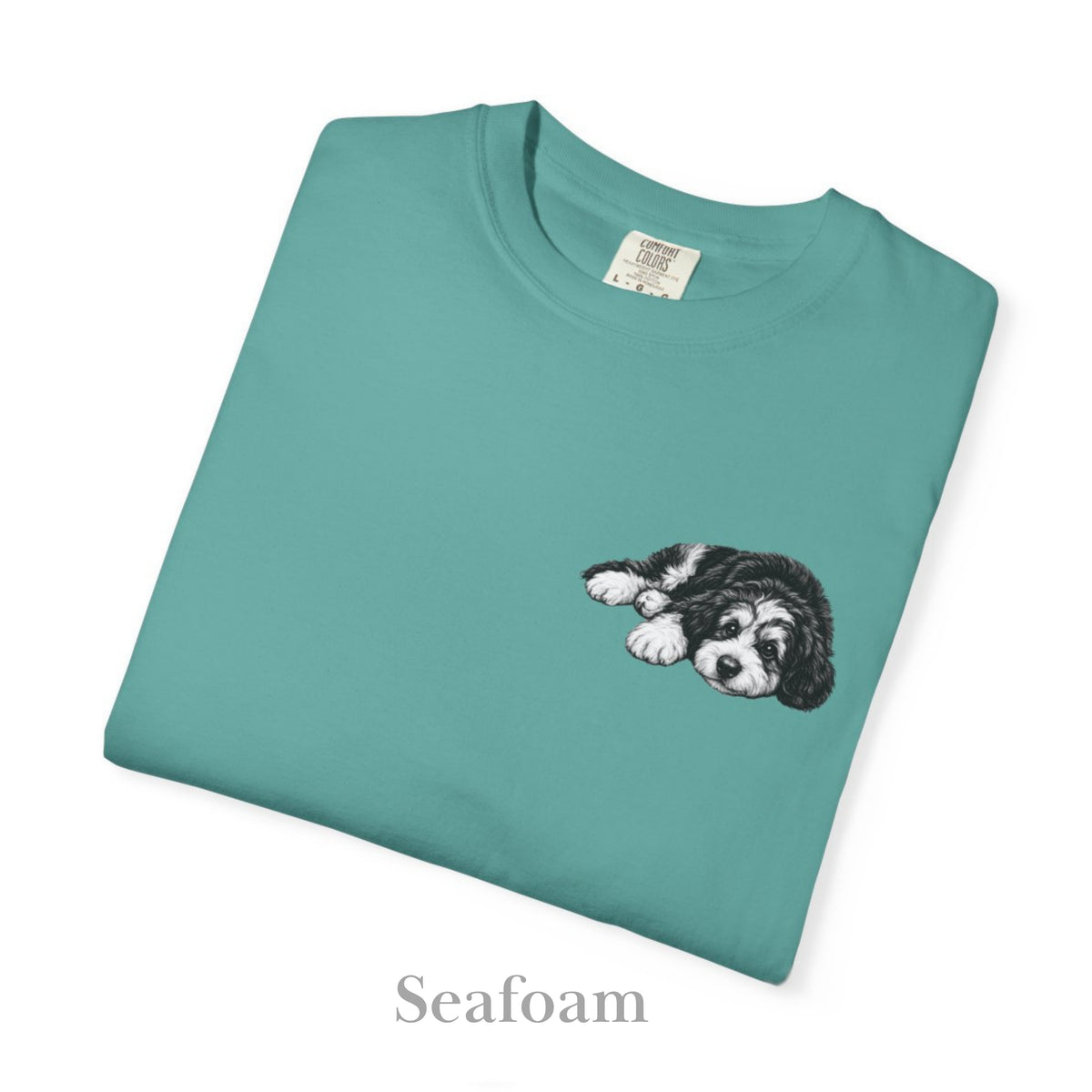 Bernedoodle, Illustrated Unisex T-Shirt | Exceptional Comfort