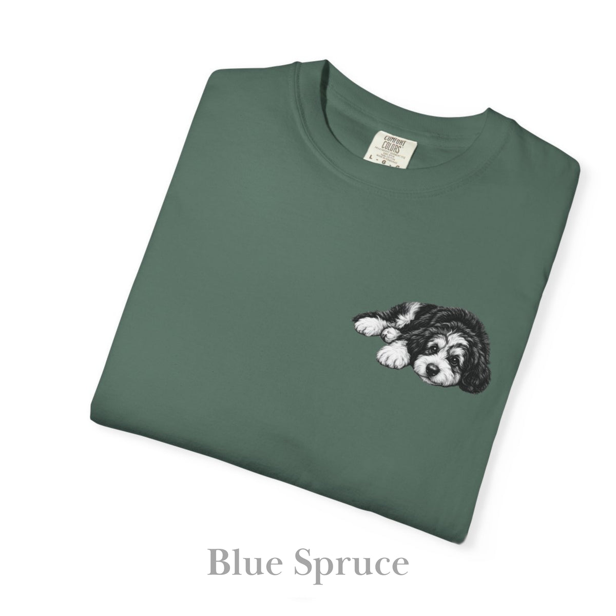 Bernedoodle, Illustrated Unisex T-Shirt | Exceptional Comfort