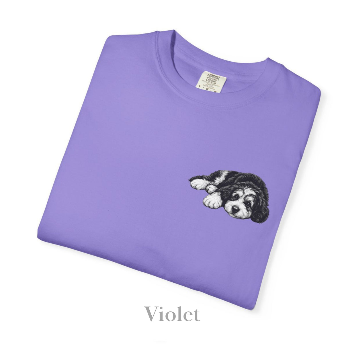 Bernedoodle, Illustrated Unisex T-Shirt | Exceptional Comfort