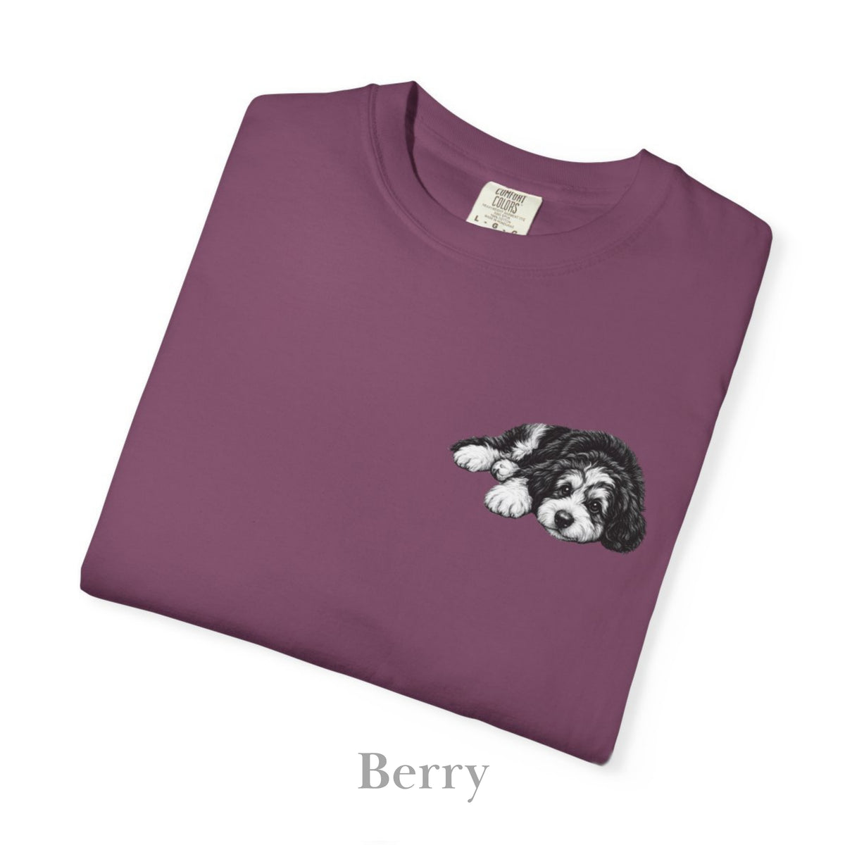 Bernedoodle, Illustrated Unisex T-Shirt | Exceptional Comfort