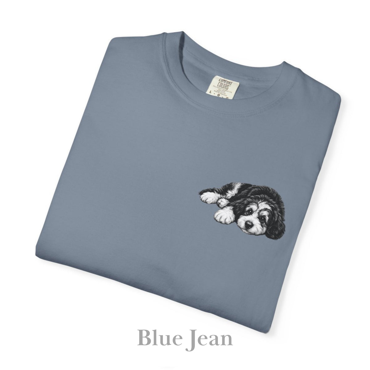 Bernedoodle, Illustrated Unisex T-Shirt | Exceptional Comfort