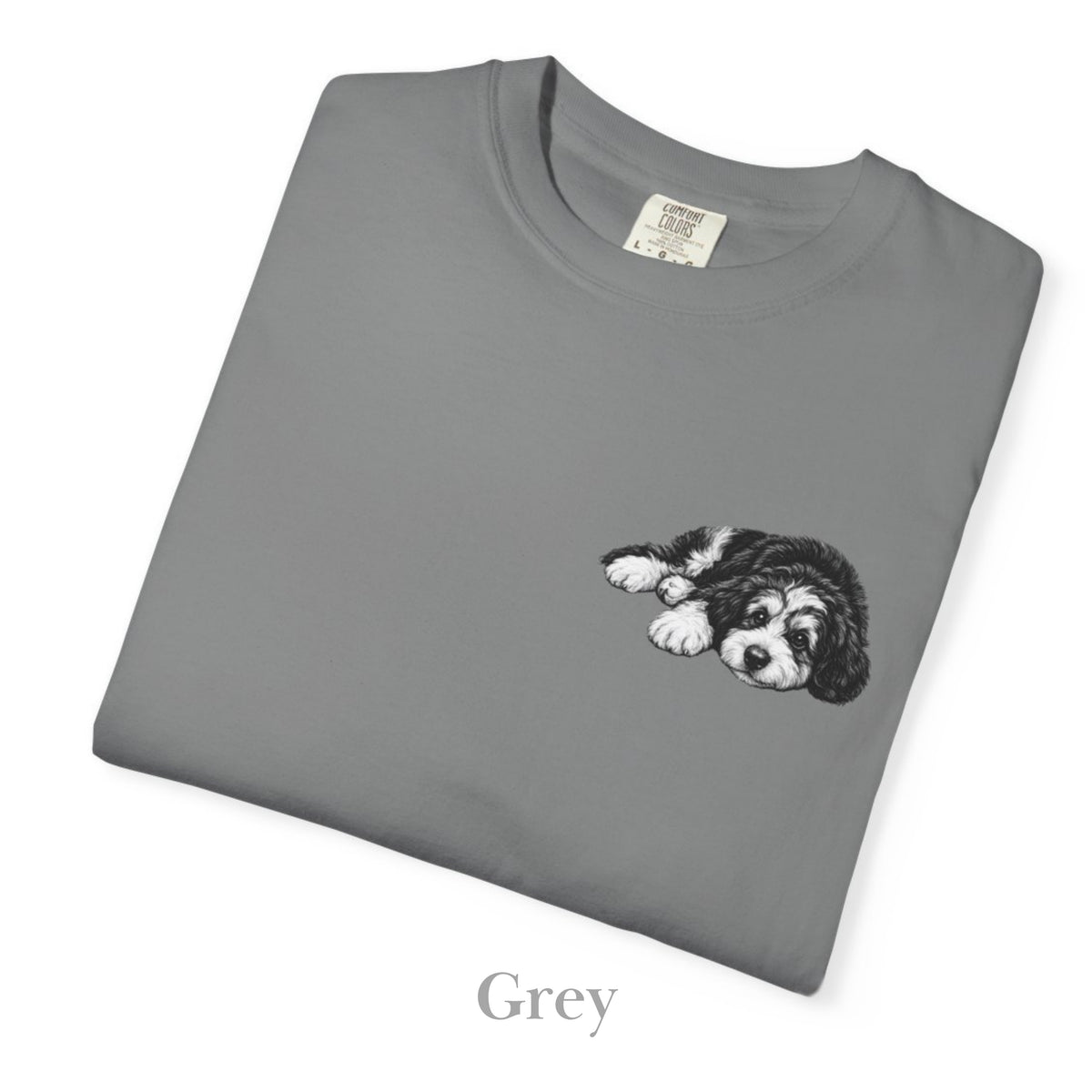 Bernedoodle, Illustrated Unisex T-Shirt | Exceptional Comfort