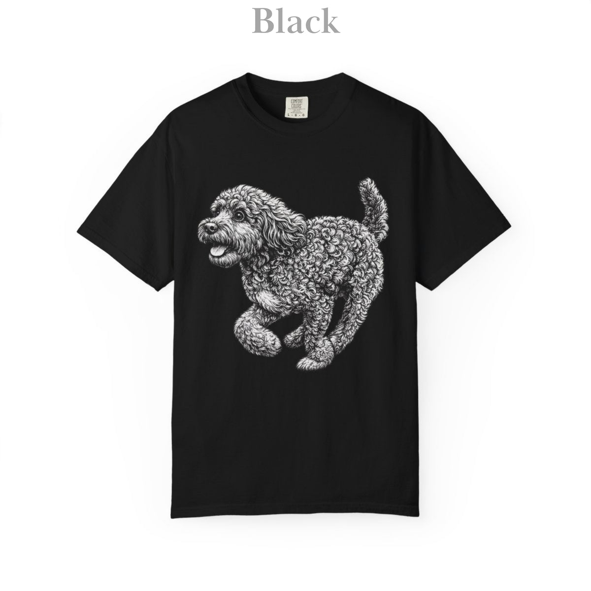 Cockapoo, Illustrated Unisex T-Shirt | Exceptional Comfort