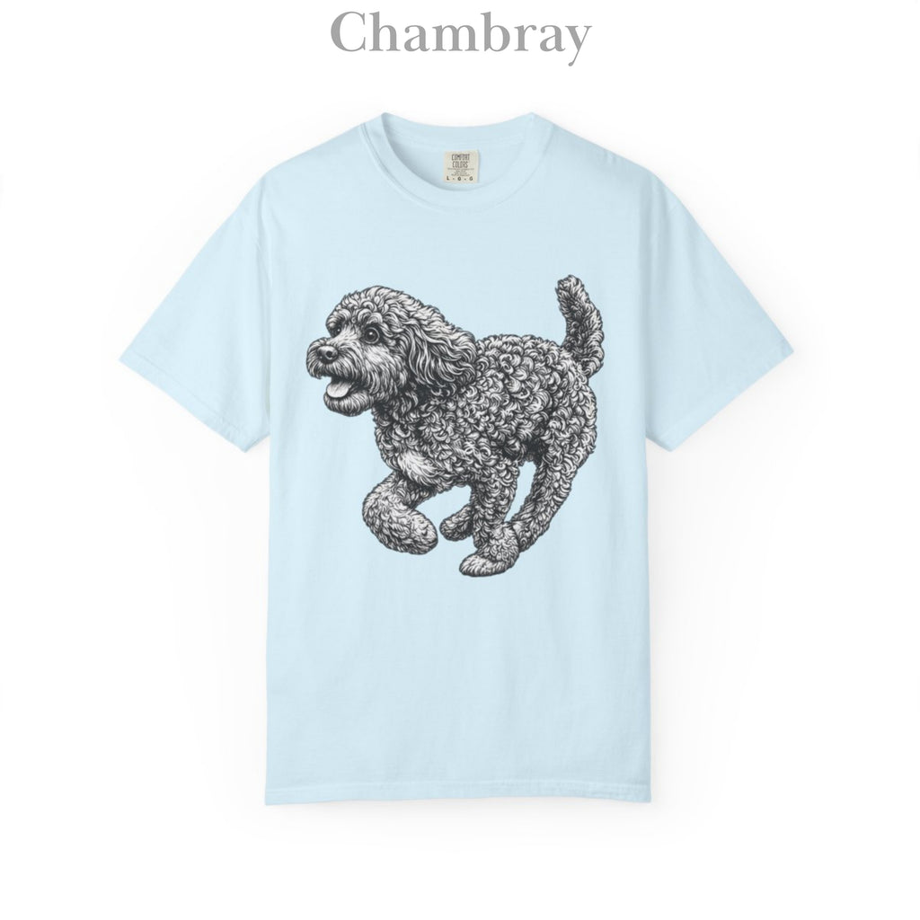 Cockapoo, Illustrated Unisex T-Shirt | Exceptional Comfort