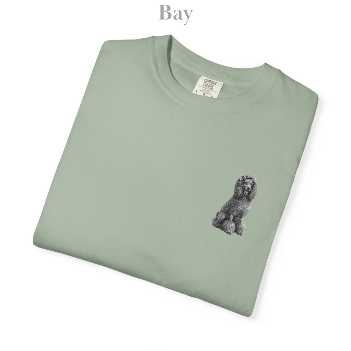 Poodle, Illustrated Unisex T-Shirt | Exceptional Comfort