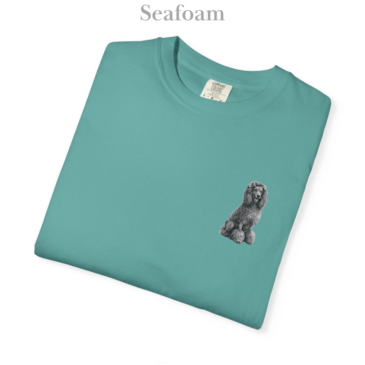 Poodle, Illustrated Unisex T-Shirt | Exceptional Comfort