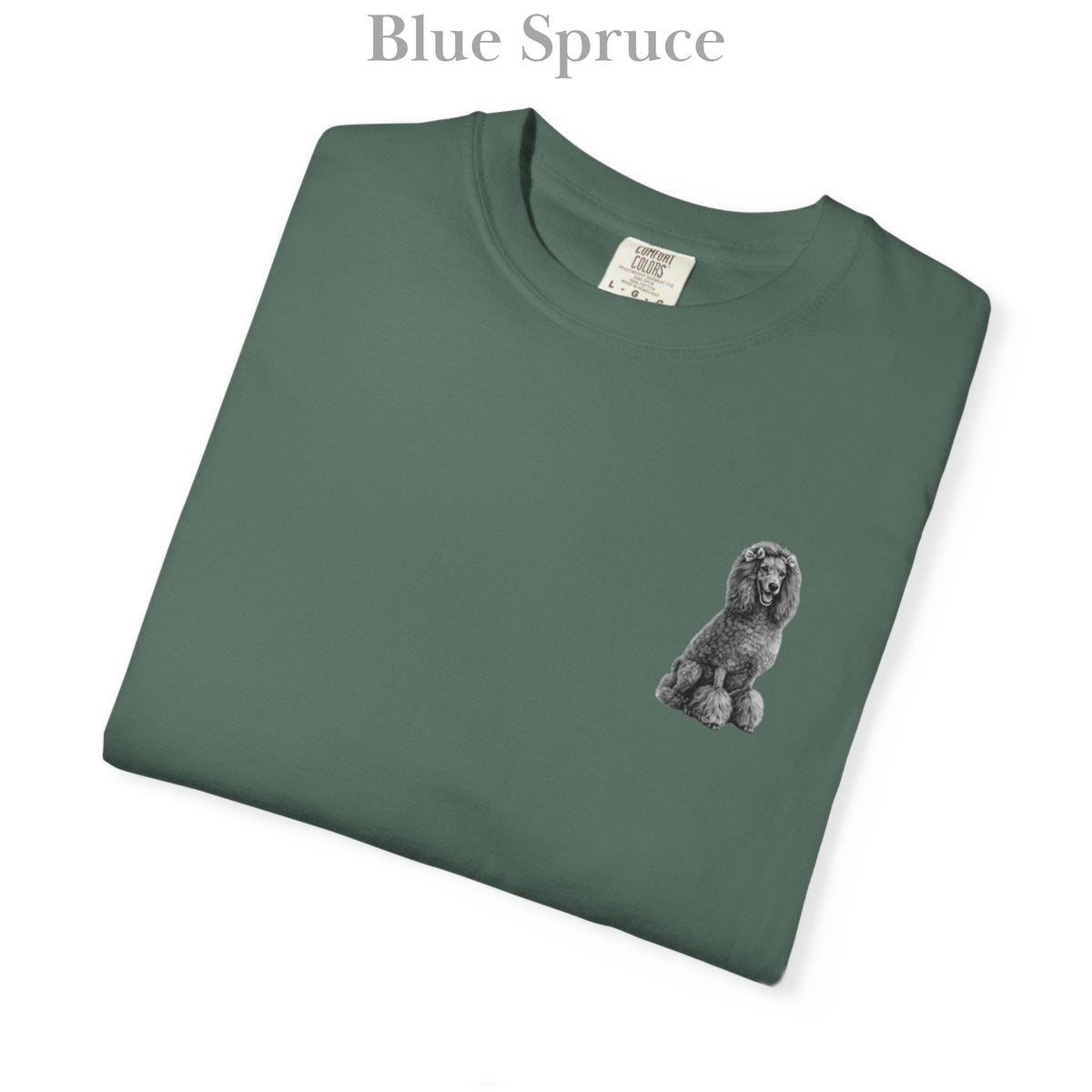 Poodle, Illustrated Unisex T-Shirt | Exceptional Comfort