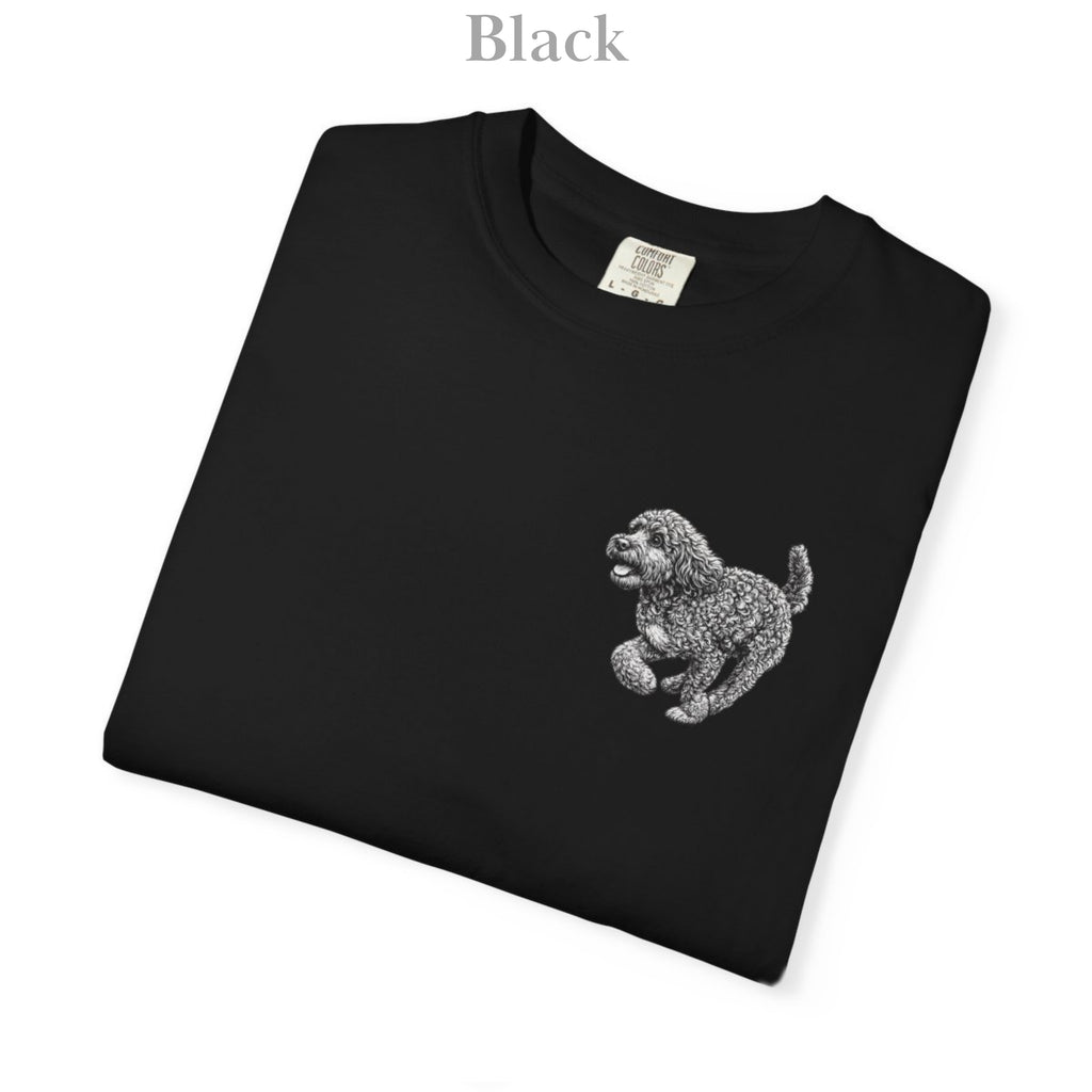 Cockapoo, Illustrated Unisex T-Shirt | Exceptional Comfort