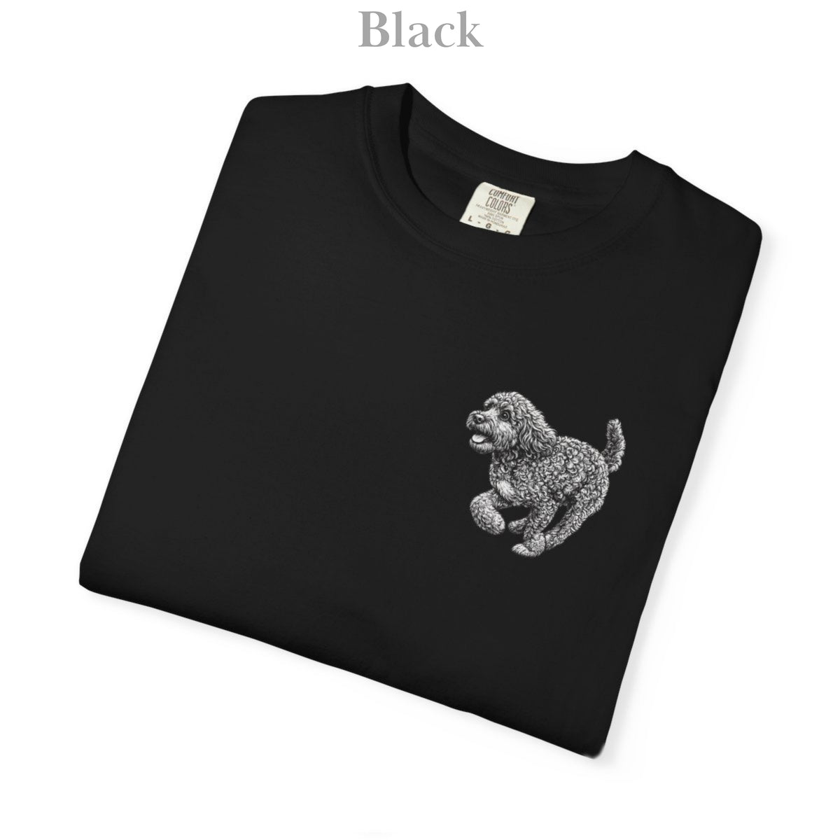 Cockapoo, Illustrated Unisex T-Shirt | Exceptional Comfort