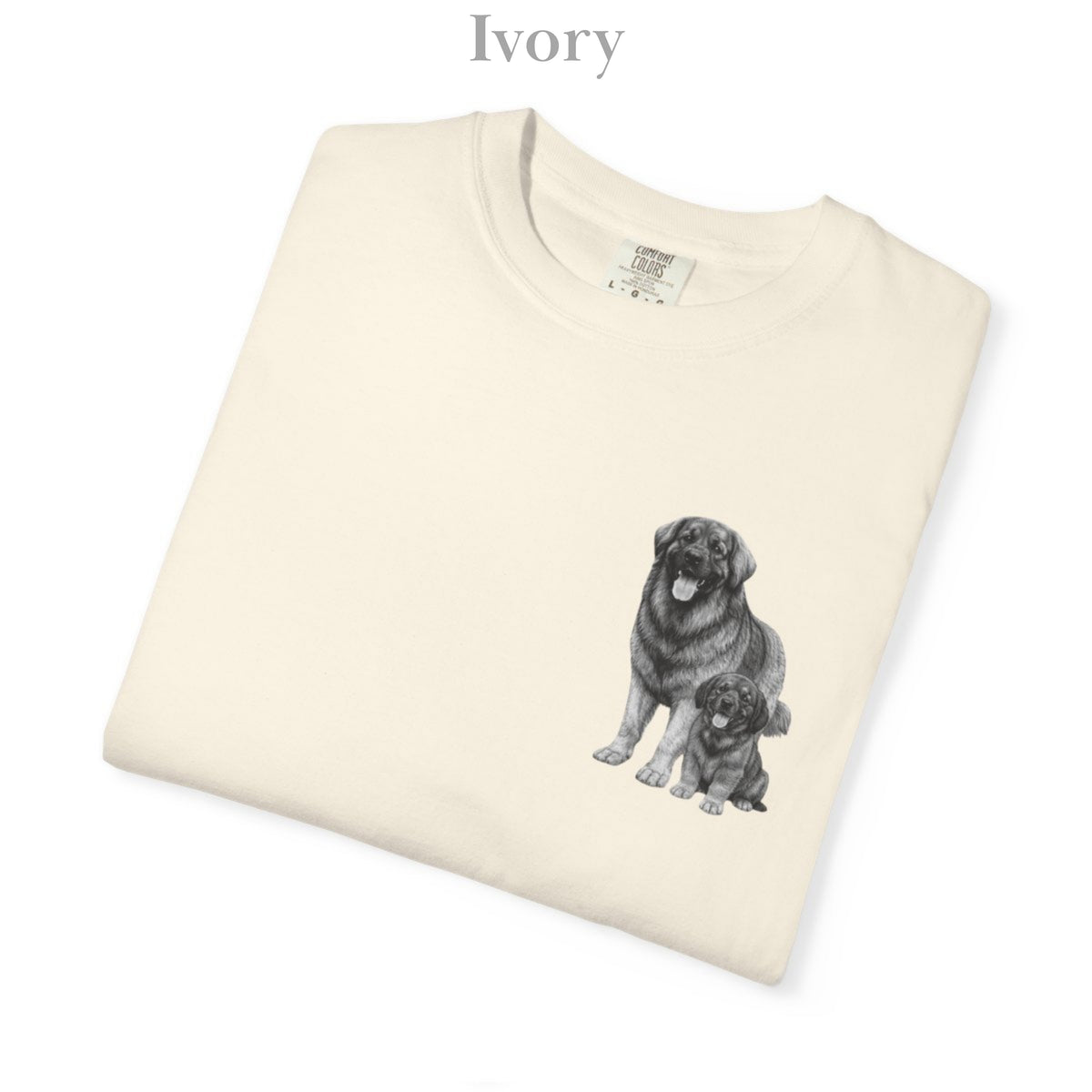 Leonberger, Illustrated Unisex T-Shirt | Exceptional Comfort