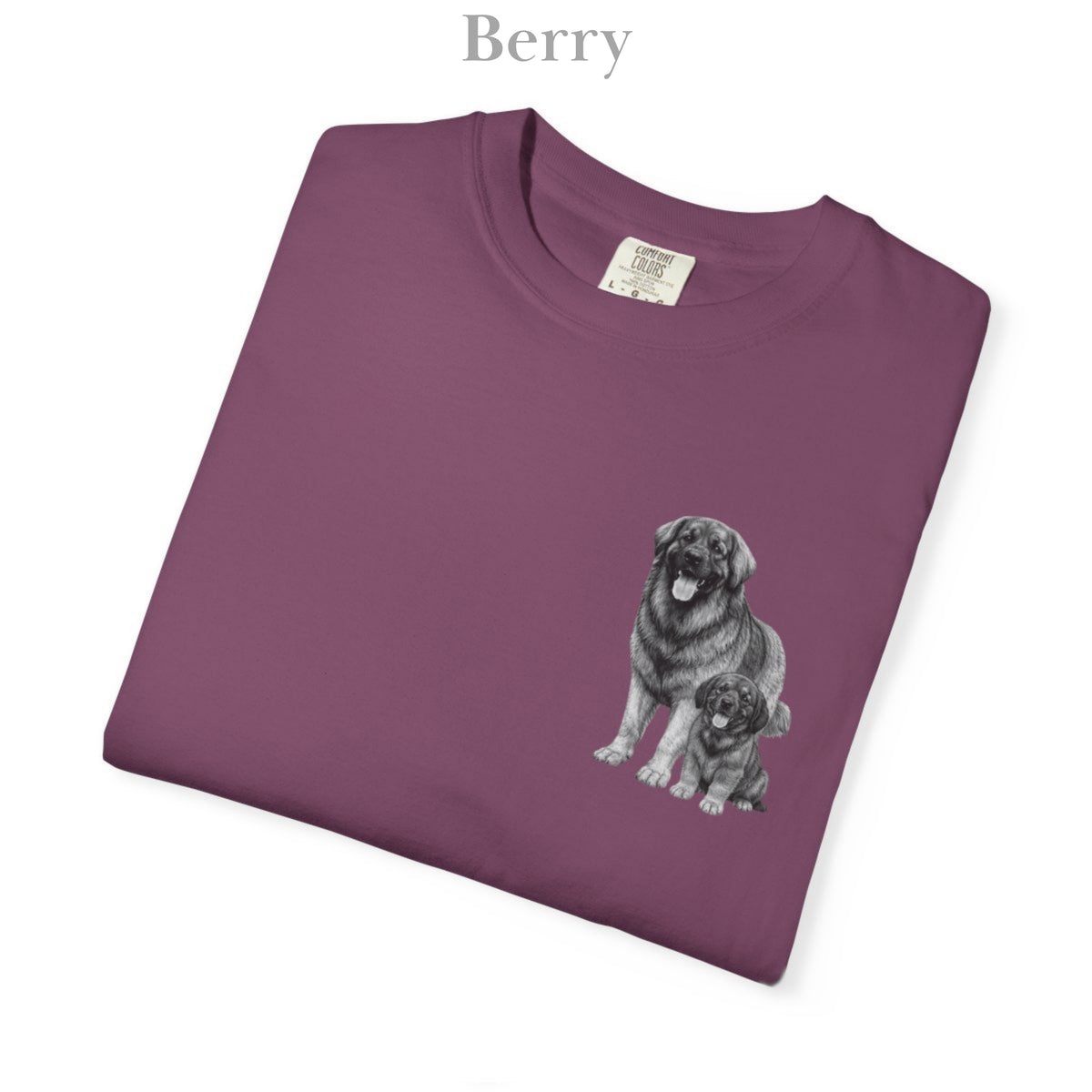 Leonberger, Illustrated Unisex T-Shirt | Exceptional Comfort