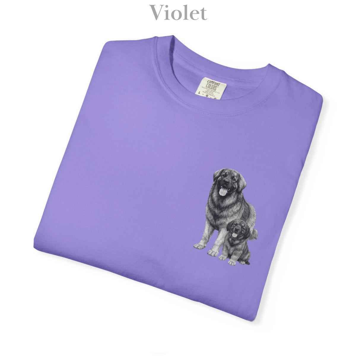 Leonberger, Illustrated Unisex T-Shirt | Exceptional Comfort