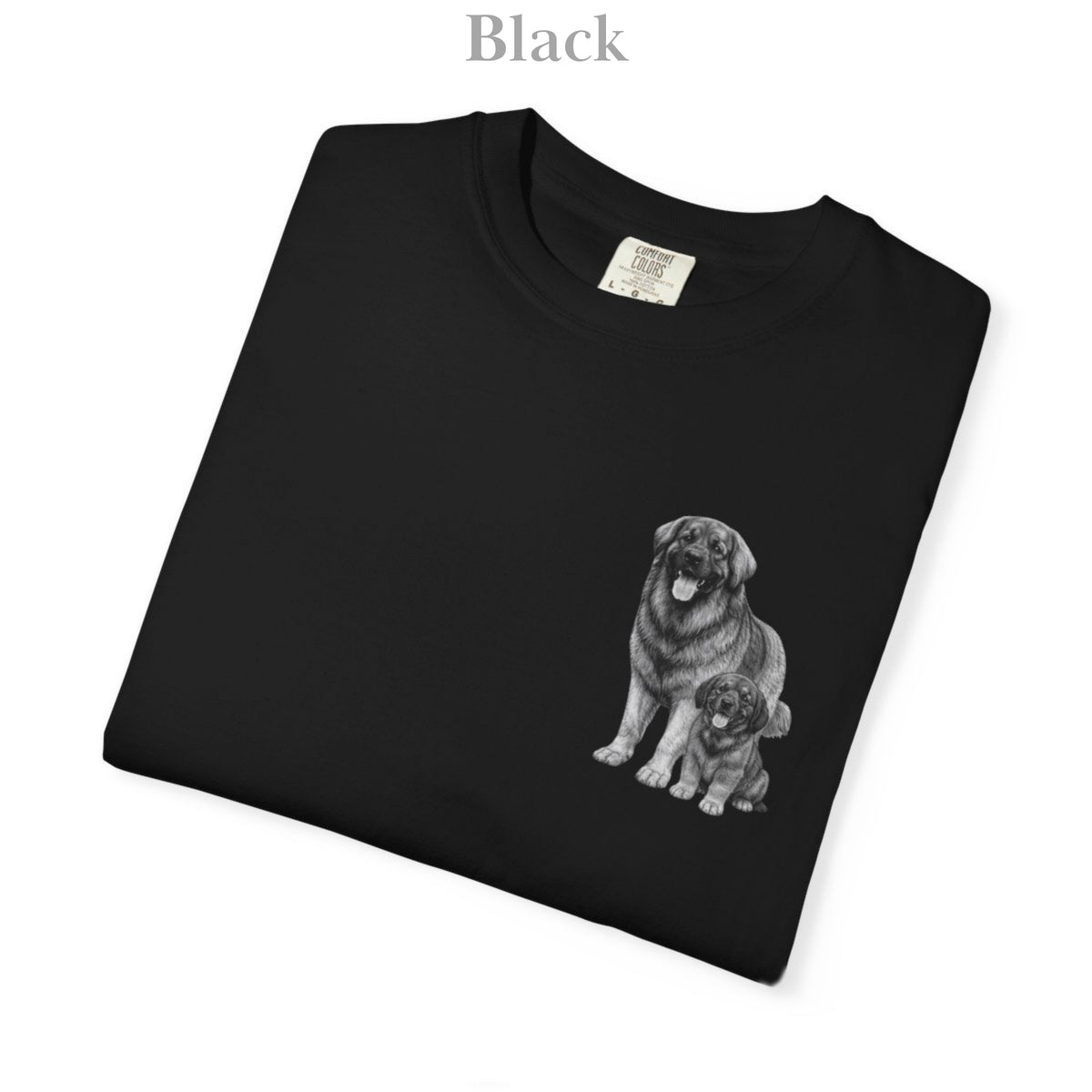 Leonberger, Illustrated Unisex T-Shirt | Exceptional Comfort