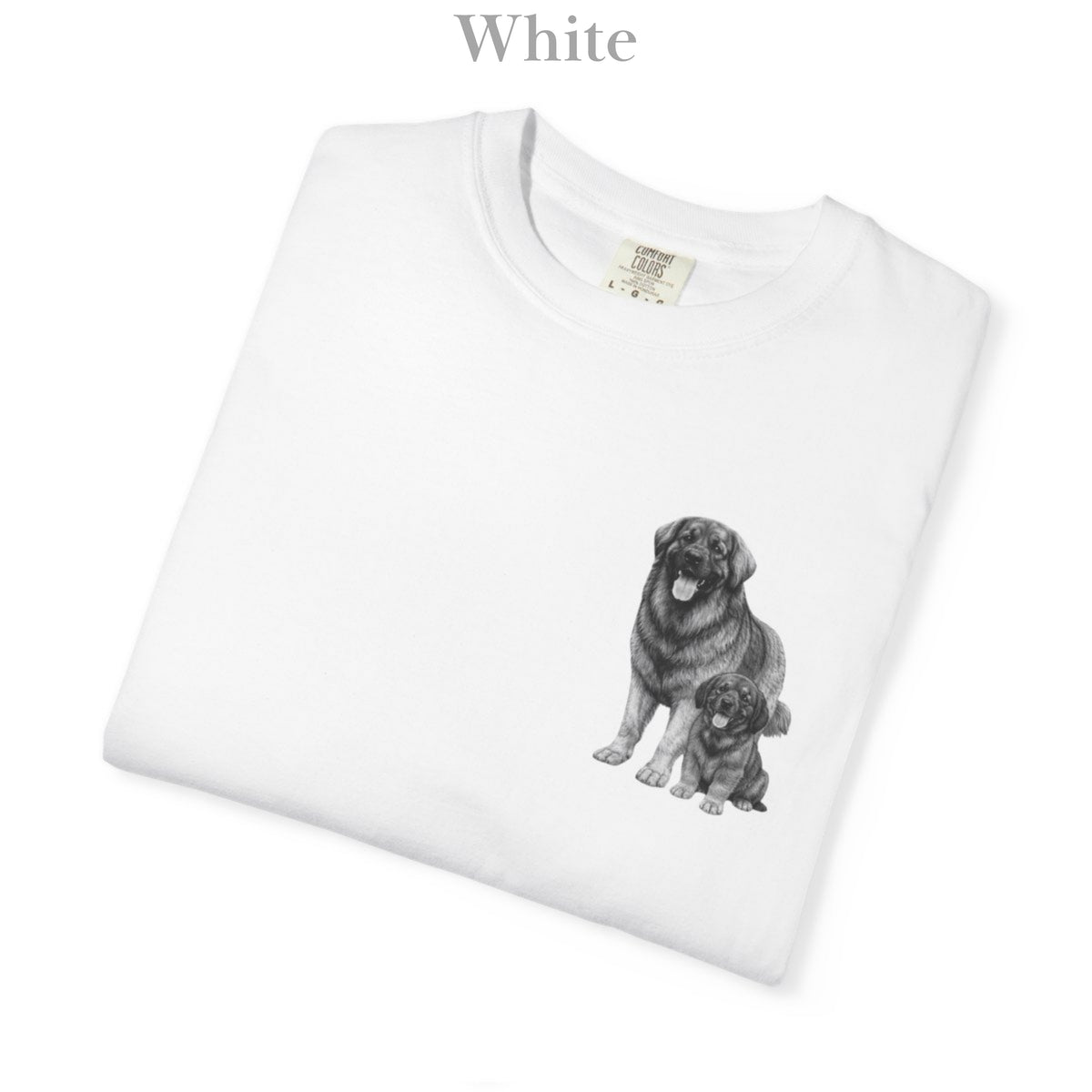 Leonberger, Illustrated Unisex T-Shirt | Exceptional Comfort