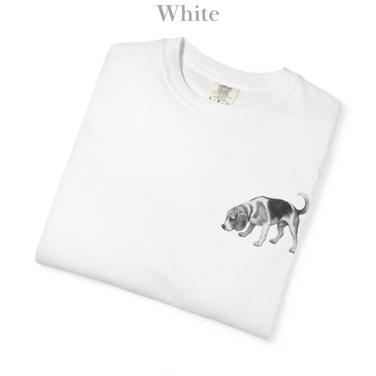 Beagle, Illustrated Unisex T-Shirt | Exceptional Comfort