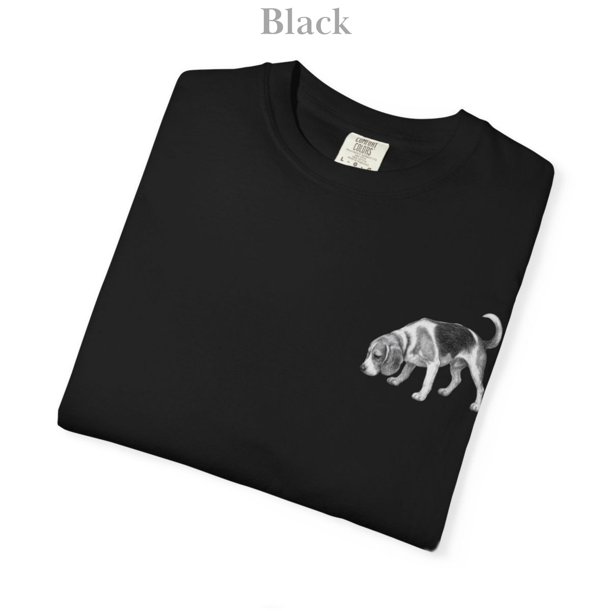 Beagle, Illustrated Unisex T-Shirt | Exceptional Comfort