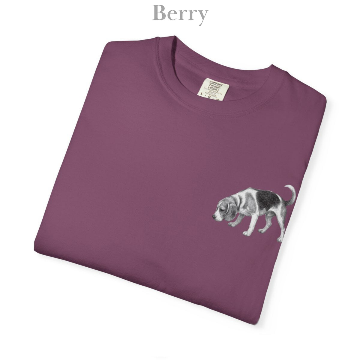 Beagle, Illustrated Unisex T-Shirt | Exceptional Comfort