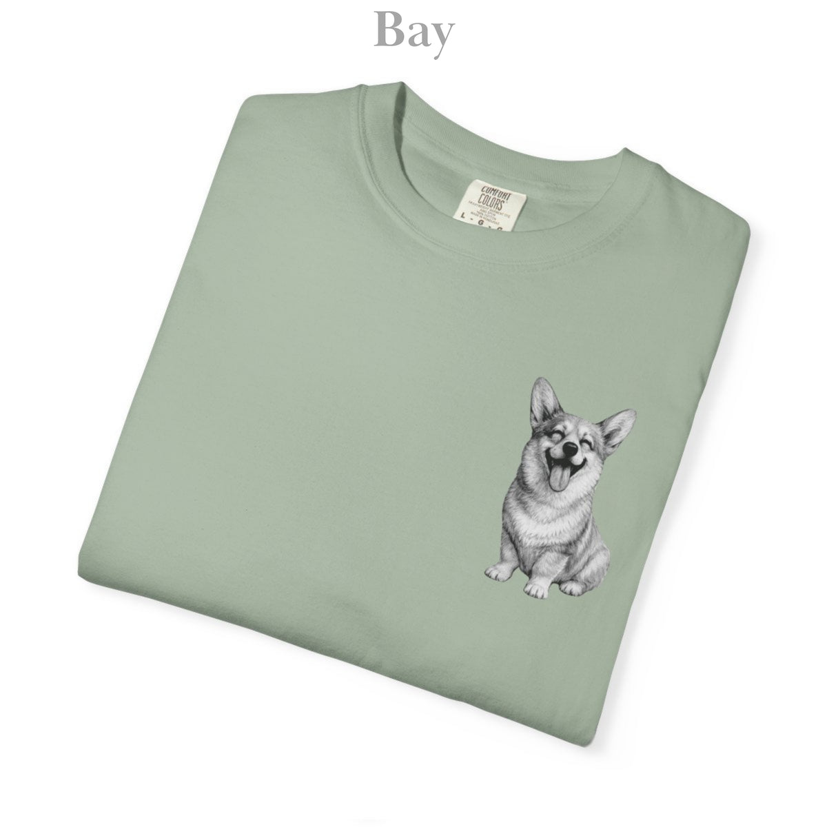 Happy Corgi, Illustrated Unisex T-Shirt | Exceptional Comfort