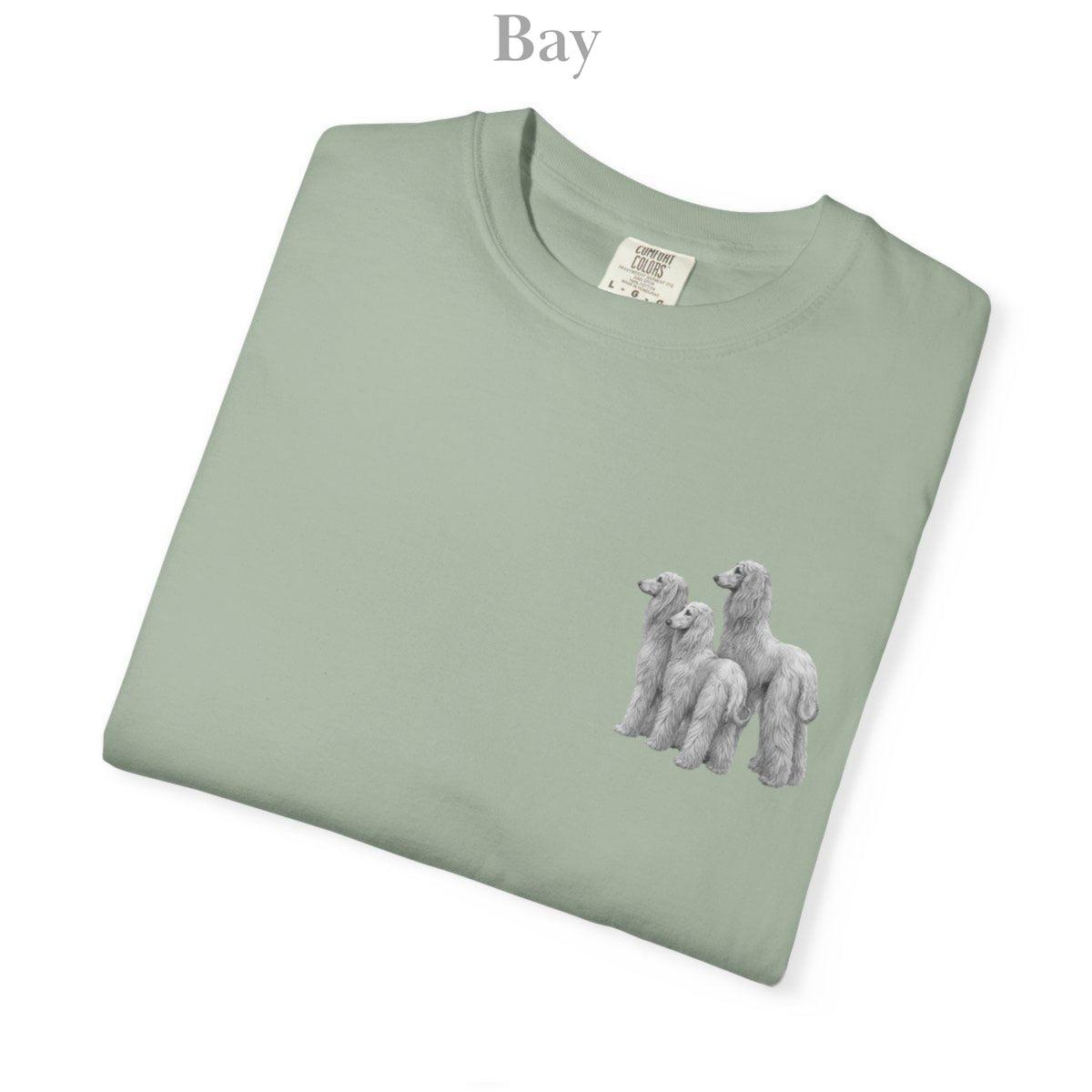 Afghan Hound, Illustrated Unisex T-Shirt | Exceptional Comfort with Small Graphic