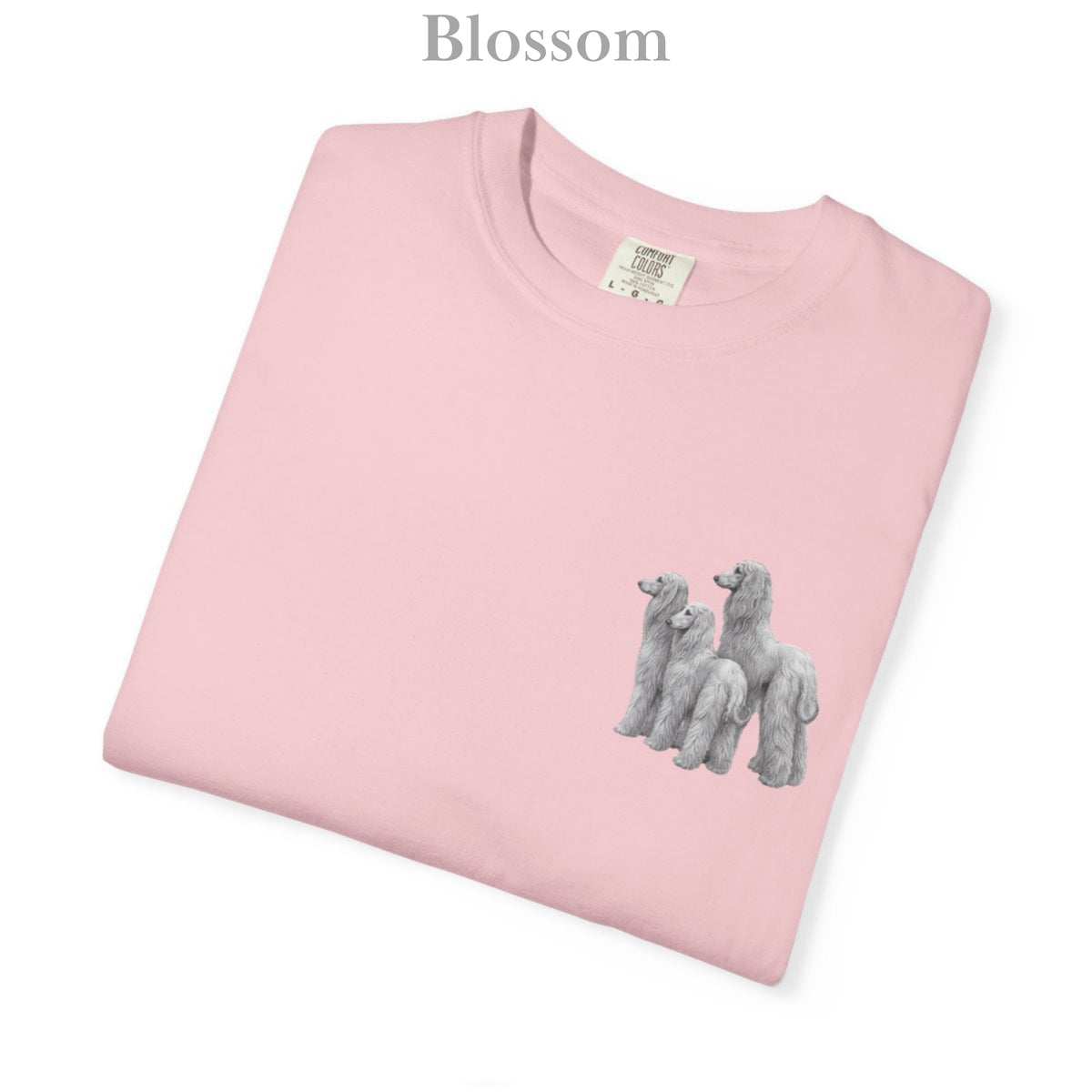 Afghan Hound, Illustrated Unisex T-Shirt | Exceptional Comfort with Small Graphic