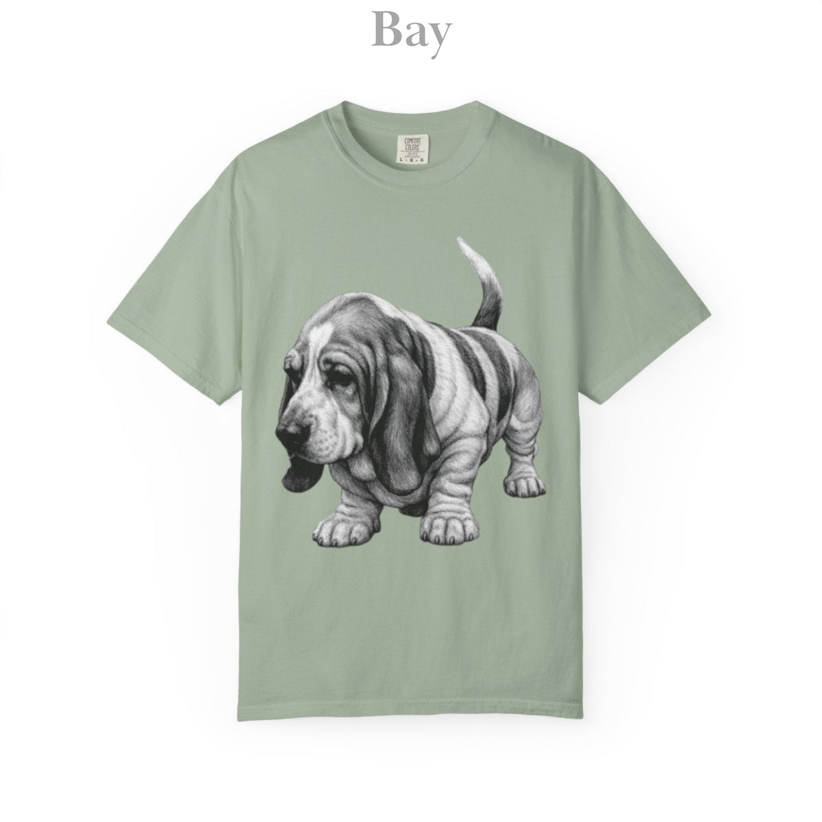 Basset Hound, Illustrated Unisex T-Shirt | Exceptional Comfort
