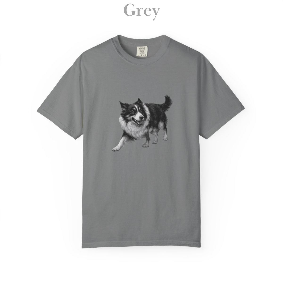 Border Collie , Illustrated Unisex T-Shirt | Exceptional Comfort