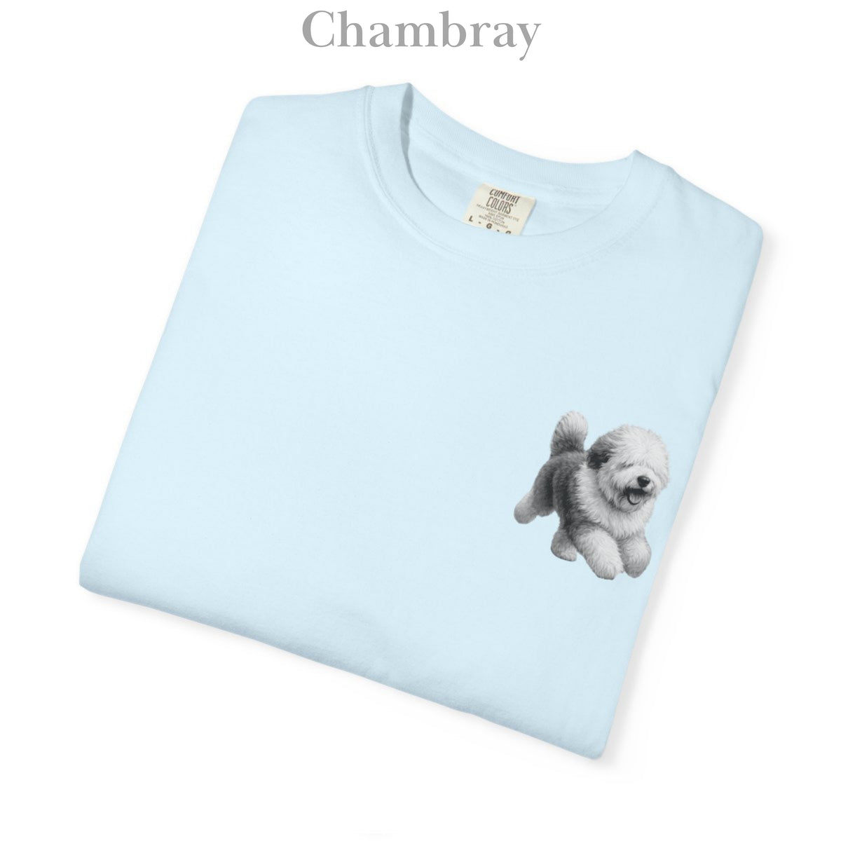 Old English Sheepdog, Illustrated Unisex T-Shirt | Exceptional Comfort