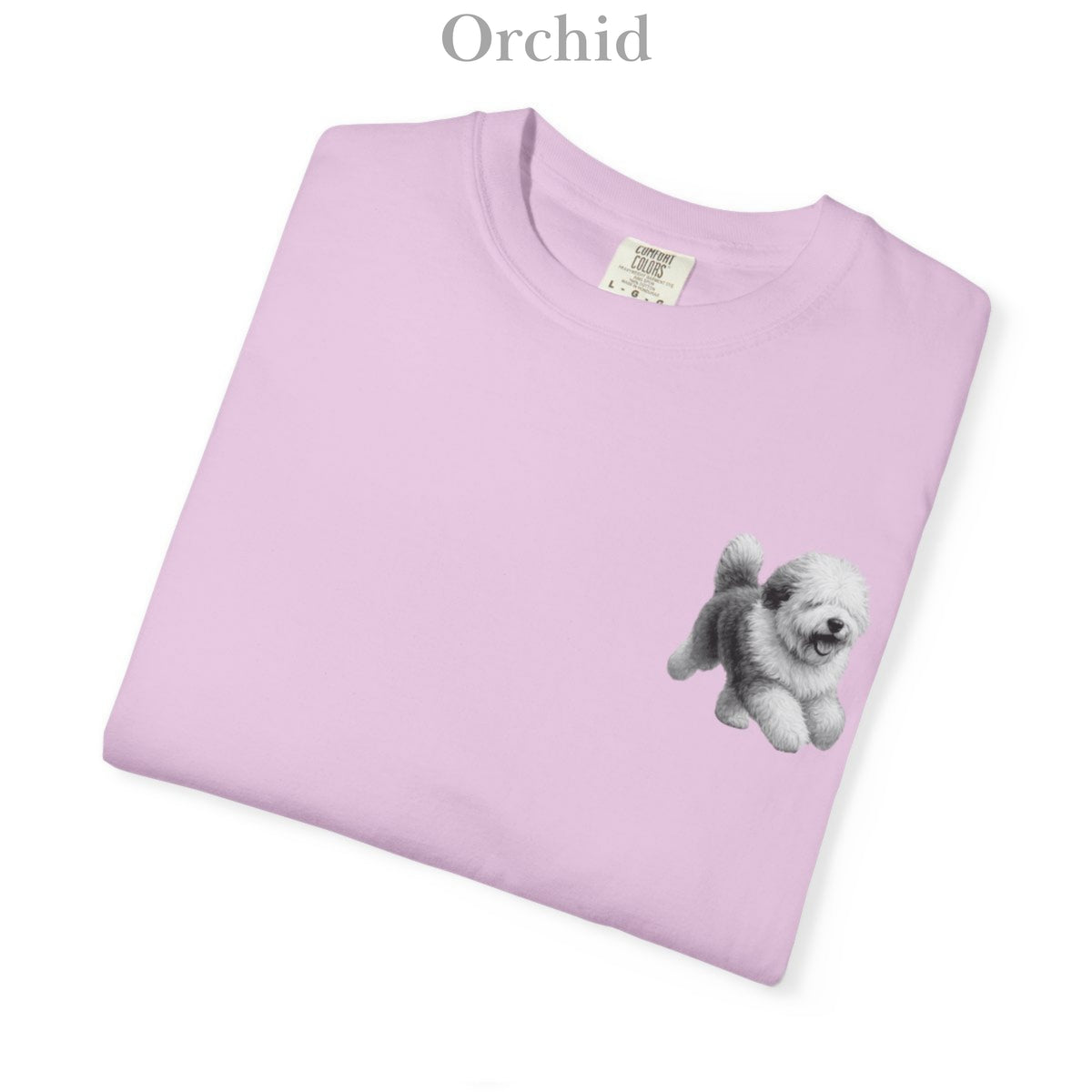 Old English Sheepdog, Illustrated Unisex T-Shirt | Exceptional Comfort