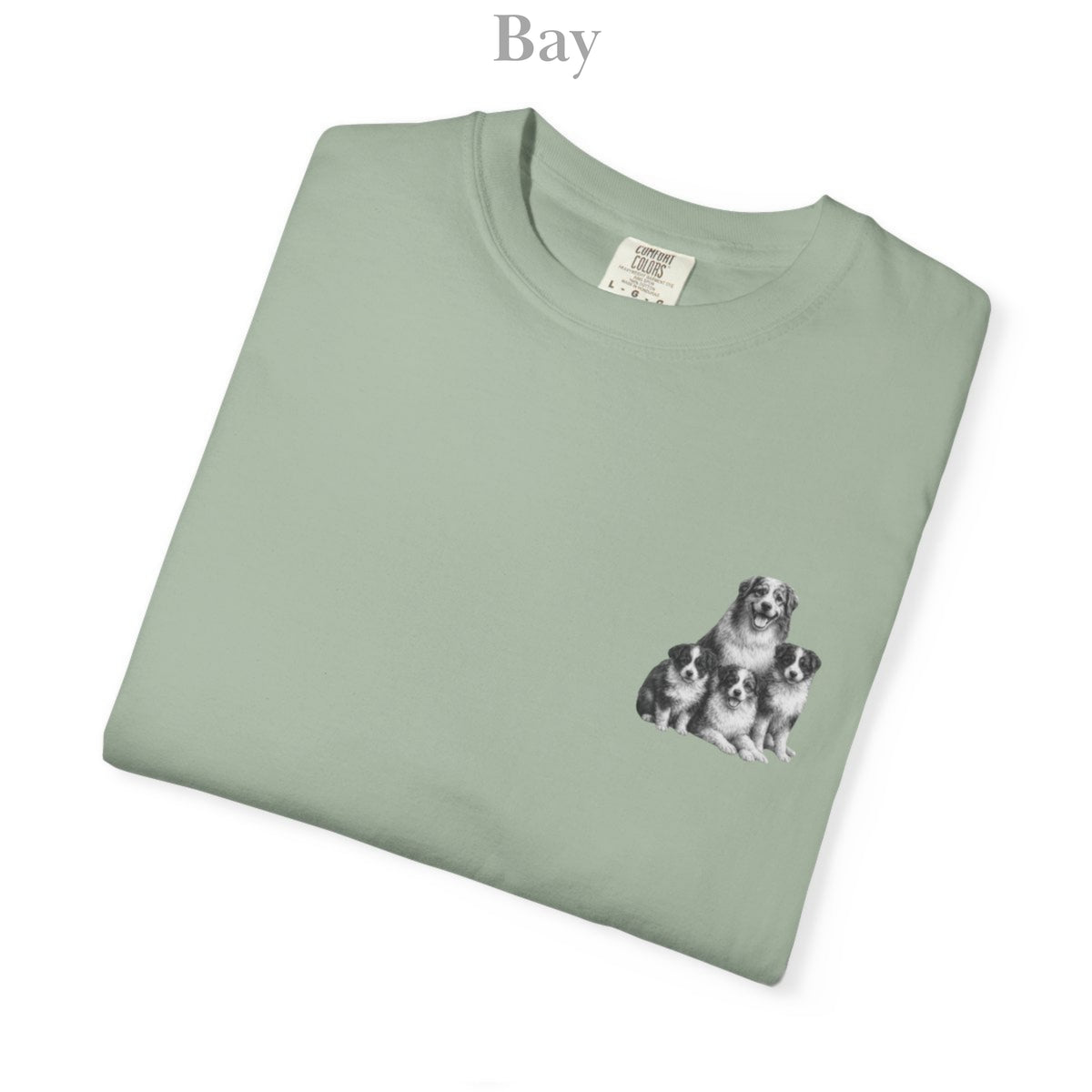 Australian Shepherd Puppies: Very Comfortable Unisex T-shirt with small Graphic